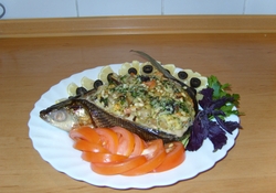 Рецепт: Рыба фаршированная