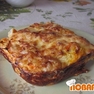 Запеканка с капустой, картофелем и ветчиной