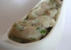 Рецепт: Соус из вешенки со сметаной и зеленью 