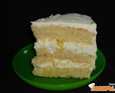 Рецепт: Кокосовый бисквит