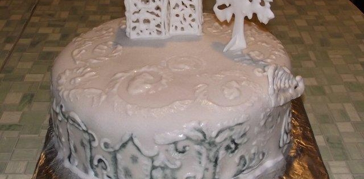 Шаг №6 Торт "Белоснежная сказка" от Вредина 