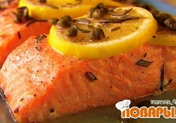 Рецепт: Форель в шампанском