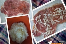 Шаг 2: Свинину нужно хорошо отбить, посолить …