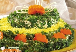 Торт из печеночного паштета