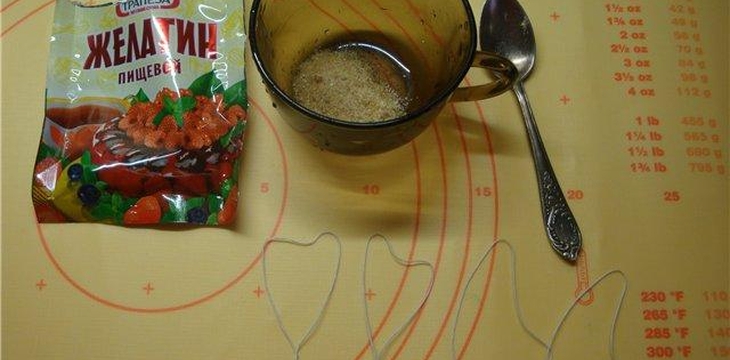 Шаг №1 МК Желатиновые крылышки от Маркеша