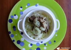 Рецепт: Мясо по -казахски в русском исполнении