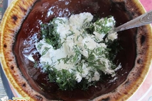 Шаг 4: Все аккуратно перемешиваем.