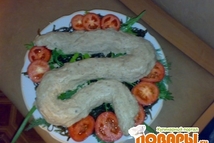 Шаг 4: Из первой массы вылепить змею …