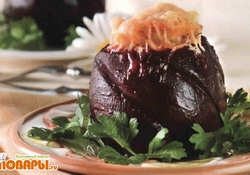 Рецепт: Свекла фаршированная