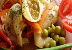 Фаршированные овощами ригатоны