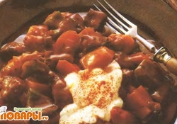 Рецепт: Гуляш из говядины