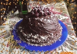 Рецепт: Торт " Черешня в шоколаде"