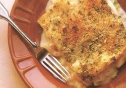 Рецепт: Лазанья с морепродуктами