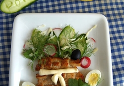 Рецепт: "Весенняя корзинка"