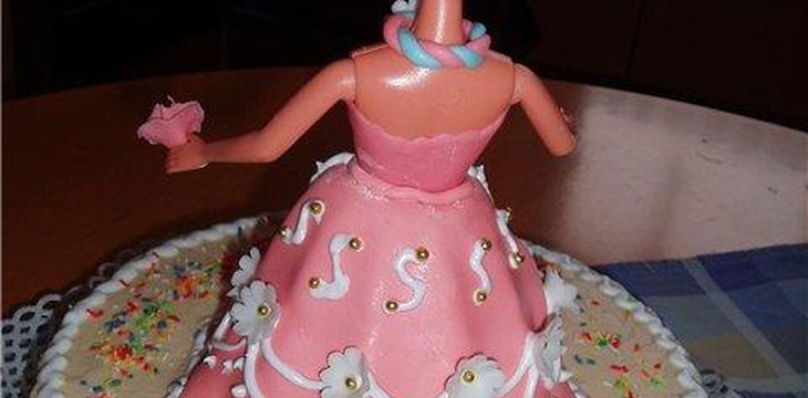 Шаг №5 МК Торт Кукла Барби от Larissa3