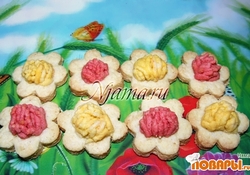 Рецепт: Печенье “Весенние цветы”