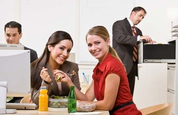 Обед в офисе