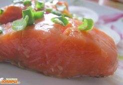 Слабосоленая семга