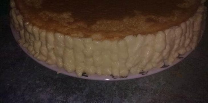 Шаг №3 Торт "Снежное царство" от meri