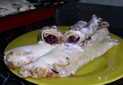 Блинчики с вишней