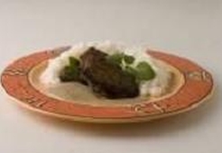 Печень с банановым соусом