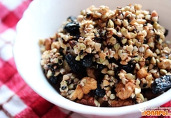 Мюсли из пророщенной зеленой гречки