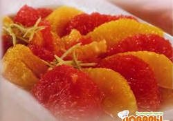 Рецепт: Грейпфруты и апельсины в сиропе