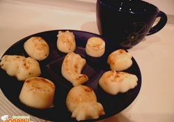 Рецепт: Желешки молочные 