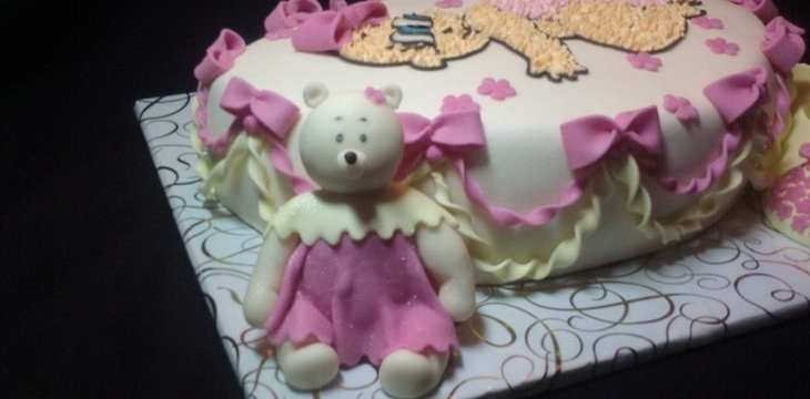 Шаг №12 МК Малышка с пинетками