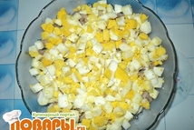 Шаг 4: Третий слой - мелко рубленые …