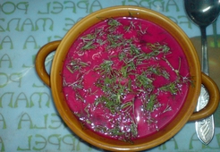 Летние супы. Свекольник.