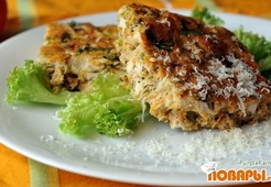 Запеканка с курицей и морковкой