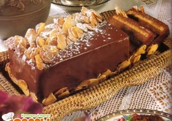 Рецепт: Чайный бисквитный торт