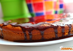 Рецепт: Тыквенный бисквит (постный)