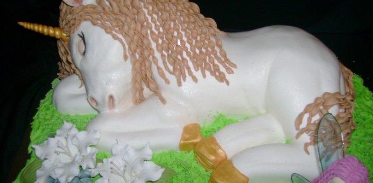 Шаг №10 МК Торт "Фея и единорог" от Аннули