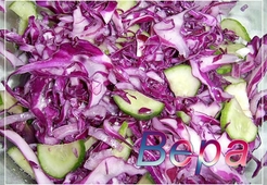 Быстрый салат с капустой