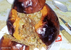 Рецепт: Фаршированная тыква