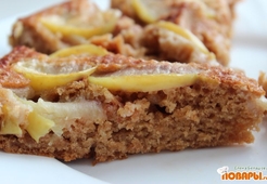 Постная шарлотка (или постный яблочный пирог)