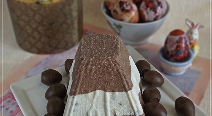 Полосатая пасха с шоколадом