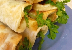 Рецепт: Курочка в лепёшке