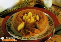 Рецепт: Сладкое кольцо с йогуртом