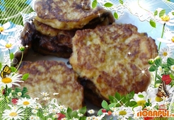 Тыквенно-яблочные блинчики