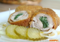 Рецепт: 8 “торпедок”, а-ля по-киевски, из одного бройлера