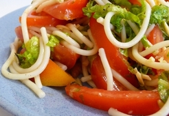 Спагетти с помидорами