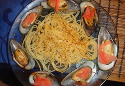 Мидии в терияки