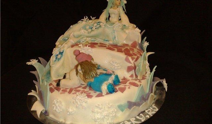 Торт "В замке Снежной королевы" от darya1987