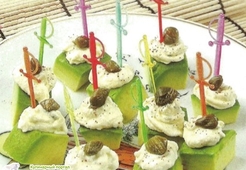 Авокадо с пикантным сыром