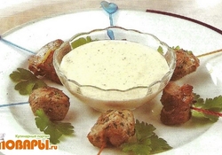 Рецепт: Кубики из индейки