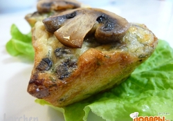 Рецепт: Грибные мини-запеканки