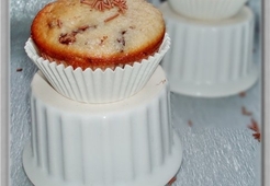 Яблочные маффины с шоколадом